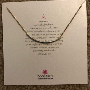 New with package Dogeared Gold and Silver Necklace